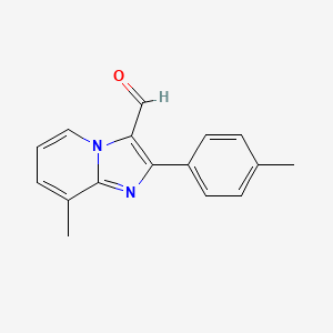 8-Methyl-2-(4-methylphenyl)imidazo[1,2-a]pyridine-3-carbaldehyde