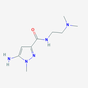 5-amino-N-[2-(dimethylamino)ethyl]-1-methyl-1H-pyrazole-3-carboxamide