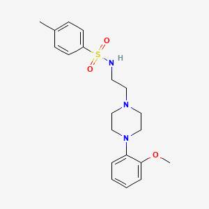 N-{2-[4-(2-Methoxy-phenyl)-piperazin-1-yl]-ethyl}-4-methyl-benzenesulfonamide