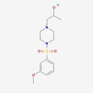 1-(4-((3-Methoxyphenyl)sulfonyl)piperazin-1-yl)propan-2-ol