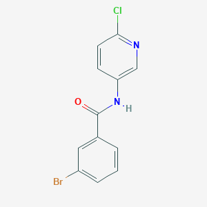 3-bromo-N-(6-chloropyridin-3-yl)benzamide