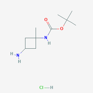 Tert-butyl n-(3-amino-1-methylcyclobutyl)carbamate hydrochloride