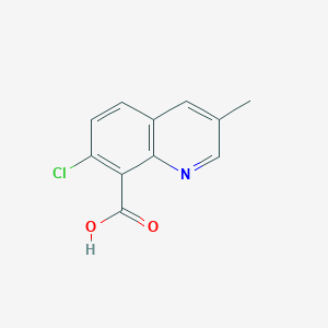 molecular formula C11H8ClNO2 B026131 Quinmerac CAS No. 90717-03-6