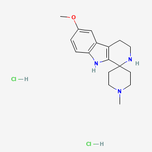 Spiro-[N-methylpiperidine-4',1-(1,2,3,4-tetrahydro-6-methoxy-beta-carboline)] dihydrochloride