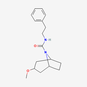 (1R,5S)-3-methoxy-N-phenethyl-8-azabicyclo[3.2.1]octane-8-carboxamide