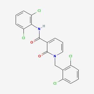 1-(2,6-dichlorobenzyl)-N-(2,6-dichlorophenyl)-2-oxo-1,2-dihydro-3-pyridinecarboxamide