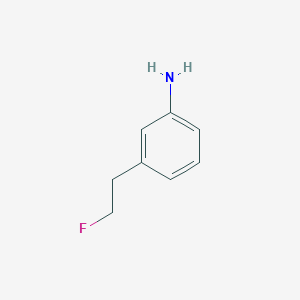 molecular formula C8H10FN B2613223 3-(2-Fluoroethyl)aniline CAS No. 1308256-18-9