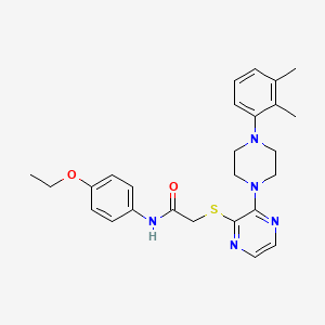 5-bromo-N-[3-(methylthio)phenyl]-1-propionylindoline-6-sulfonamide