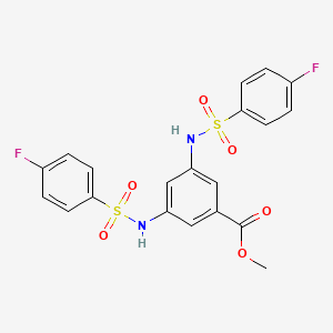 Methyl 3,5-bis(4-fluorobenzenesulfonamido)benzoate