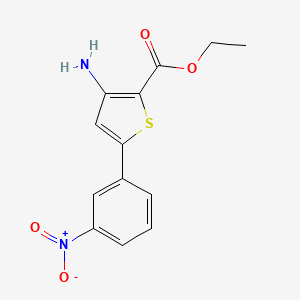 Ethyl 3-amino-5-(3-nitrophenyl)thiophene-2-carboxylate