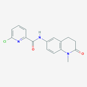 6-Chloro-N-(1-methyl-2-oxo-3,4-dihydroquinolin-6-YL)pyridine-2-carboxamide