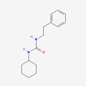 molecular formula C15H22N2O B2613271 1-Cyclohexyl-3-(2-phenylethyl)urea 