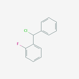 1-[Chloro(phenyl)methyl]-2-fluorobenzene