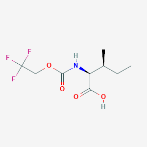 (2S,3S)-3-methyl-2-{[(2,2,2-trifluoroethoxy)carbonyl]amino}pentanoic acid