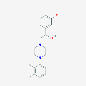 2-[4-(2,3-Dimethylphenyl)piperazino]-1-(3-methoxyphenyl)-1-ethanol