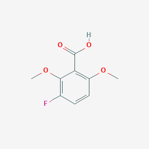 molecular formula C9H9FO4 B2613409 3-Fluoro-2,6-dimethoxybenzoic acid CAS No. 52189-67-0