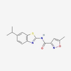 N-(6-isopropylbenzo[d]thiazol-2-yl)-5-methylisoxazole-3-carboxamide