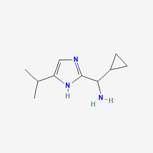 cyclopropyl[5-(propan-2-yl)-1H-imidazol-2-yl]methanamine