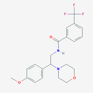N-(2-(4-methoxyphenyl)-2-morpholinoethyl)-3-(trifluoromethyl)benzamide
