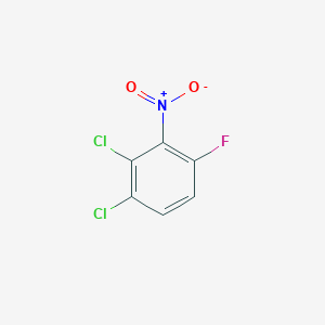 molecular formula C6H2Cl2FNO2 B2613694 1,2-Dichloro-4-fluoro-3-nitrobenzene CAS No. 1360438-72-7