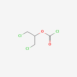 molecular formula C4H5Cl3O2 B2613730 1,3-Dichloropropan-2-yl chloroformate CAS No. 55183-48-7