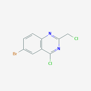 6-Bromo-4-chloro-2-(chloromethyl)quinazoline