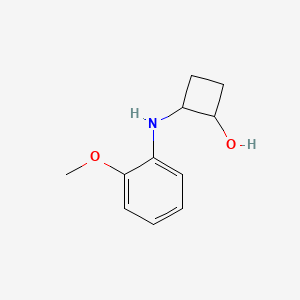2-[(2-Methoxyphenyl)amino]cyclobutan-1-ol