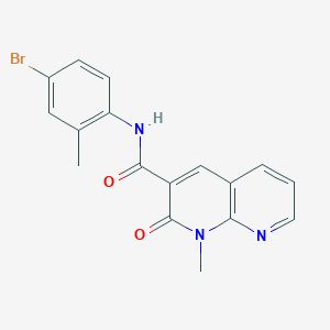 N-(4-bromo-2-methylphenyl)-1-methyl-2-oxo-1,2-dihydro-1,8-naphthyridine-3-carboxamide