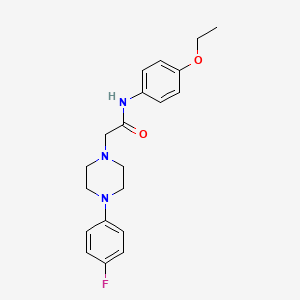 N-(4-ethoxyphenyl)-2-[4-(4-fluorophenyl)piperazin-1-yl]acetamide