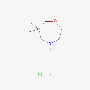 6,6-Dimethyl-1,4-oxazepane hydrochloride