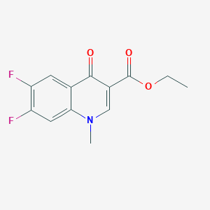molecular formula C13H11F2NO3 B2613998 Ethyl 6,7-difluoro-1-methyl-4-oxo-1,4-dihydroquinoline-3-carboxylate CAS No. 124458-07-7