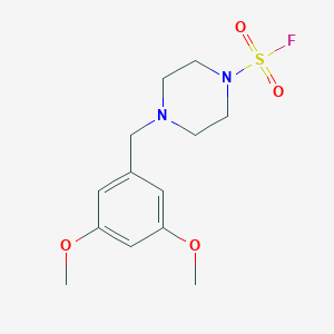4-[(3,5-Dimethoxyphenyl)methyl]piperazine-1-sulfonyl fluoride