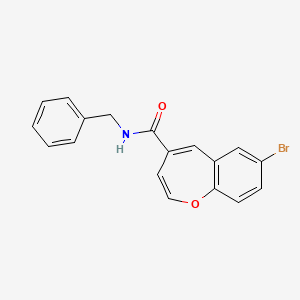 N-benzyl-7-bromo-1-benzoxepine-4-carboxamide