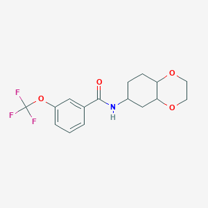 N-(octahydrobenzo[b][1,4]dioxin-6-yl)-3-(trifluoromethoxy)benzamide