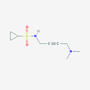 N-(4-(dimethylamino)but-2-yn-1-yl)cyclopropanesulfonamide