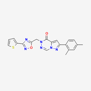 1-[(5-Chloro-2-thienyl)sulfonyl]-4-(1-methyl-2-oxo-2-pyrrolidin-1-ylethyl)piperidine