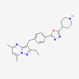 molecular formula C24H28N6O B2614136 NE 52-QQ57 