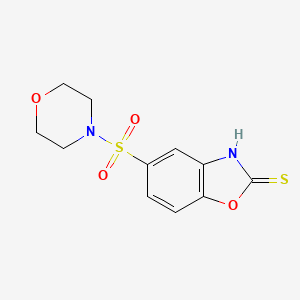 B2614151 5-(Morpholine-4-sulfonyl)-benzooxazole-2-thiol CAS No. 380347-93-3