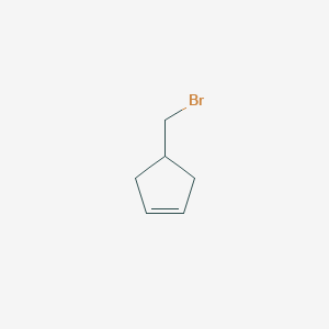 molecular formula C6H9Br B2614154 4-(Bromomethyl)cyclopentene CAS No. 80864-33-1