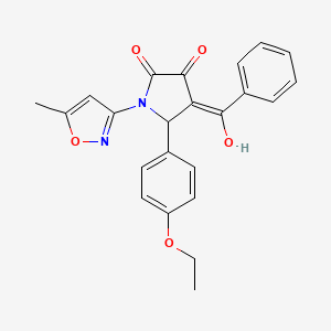 4-benzoyl-5-(4-ethoxyphenyl)-3-hydroxy-1-(5-methylisoxazol-3-yl)-1H-pyrrol-2(5H)-one