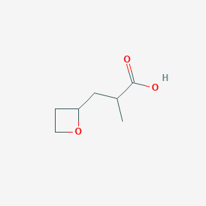 2-Methyl-3-(oxetan-2-yl)propanoic acid