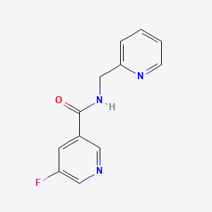 5-fluoro-N-(pyridin-2-ylmethyl)nicotinamide