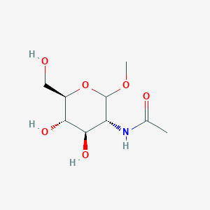 molecular formula C9H17NO6 B2614334 Methyl 2-(acetylamino)-2-deoxy-D-glucopyranoside 
