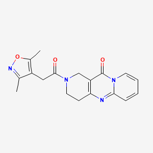 2-(2-(3,5-dimethylisoxazol-4-yl)acetyl)-3,4-dihydro-1H-dipyrido[1,2-a:4',3'-d]pyrimidin-11(2H)-one
