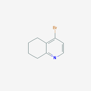 molecular formula C9H10BrN B2614438 4-Bromo-5,6,7,8-tetrahydroquinoline CAS No. 881204-70-2