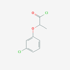 molecular formula C9H8Cl2O2 B2614562 2-(3-Chlorophenoxy)propanoyl chloride CAS No. 4878-14-2