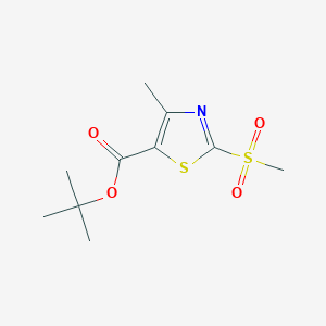 B2614575 Tert-butyl 2-methanesulfonyl-4-methyl-1,3-thiazole-5-carboxylate CAS No. 2044872-56-0