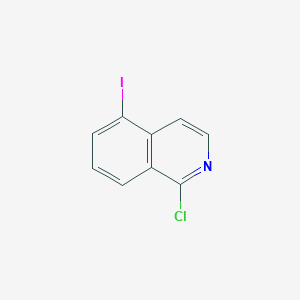 molecular formula C9H5ClIN B2614668 1-Chloro-5-iodoisoquinoline CAS No. 1379322-93-6