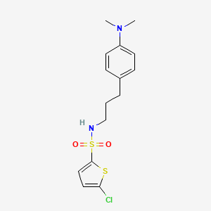 B2614787 5-chloro-N-(3-(4-(dimethylamino)phenyl)propyl)thiophene-2-sulfonamide CAS No. 953976-20-0