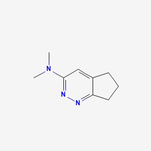 molecular formula C9H13N3 B2614883 N,N-dimethyl-5H,6H,7H-cyclopenta[c]pyridazin-3-amine CAS No. 2309705-65-3